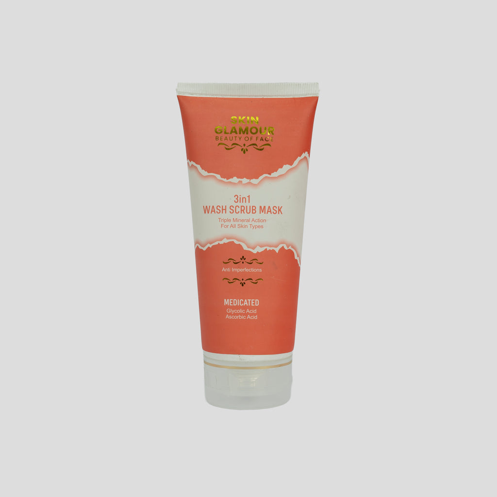 Skin Glamour - 3 in 1 - Wash Scrub Mask