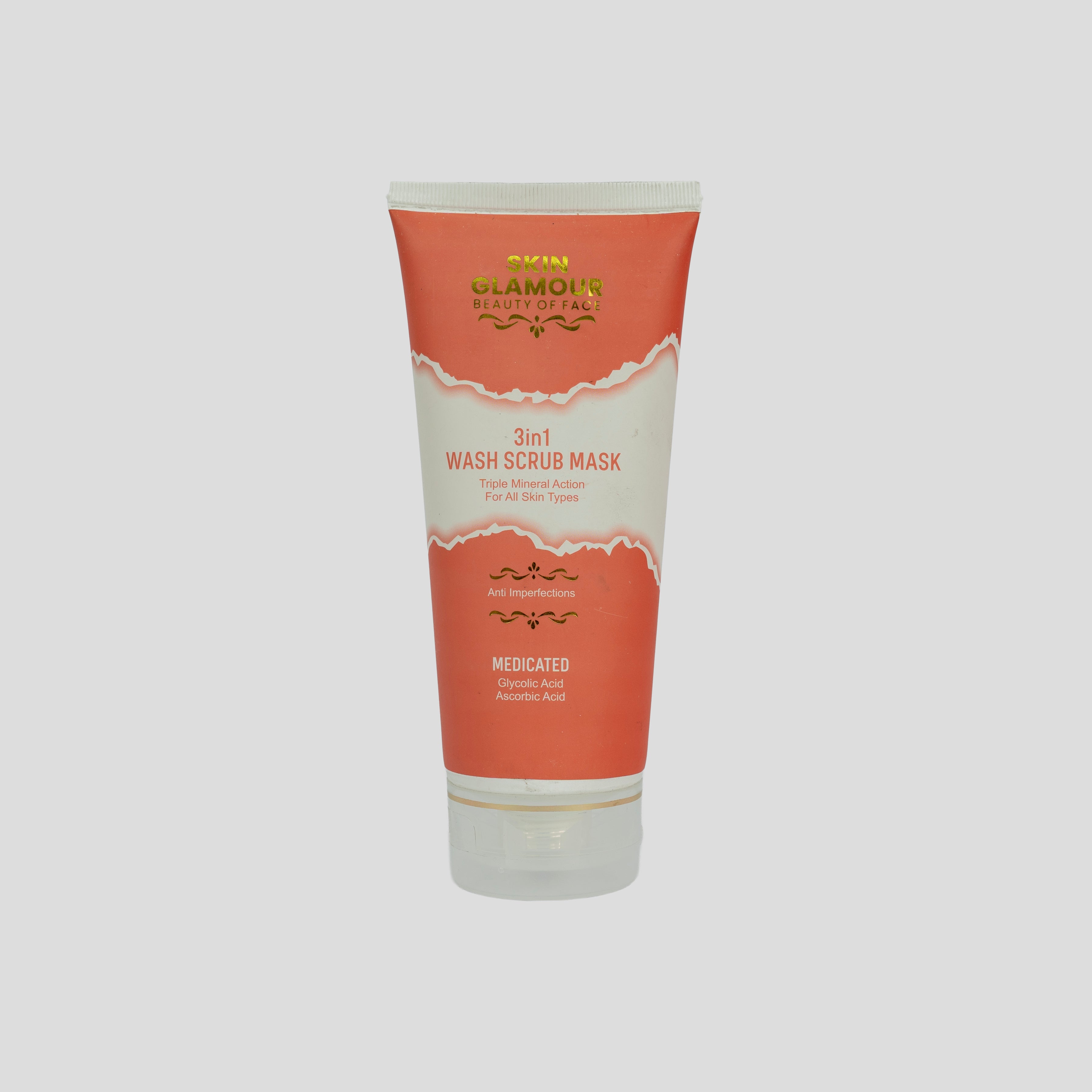 Skin Glamour - 3 in 1 - Wash Scrub Mask