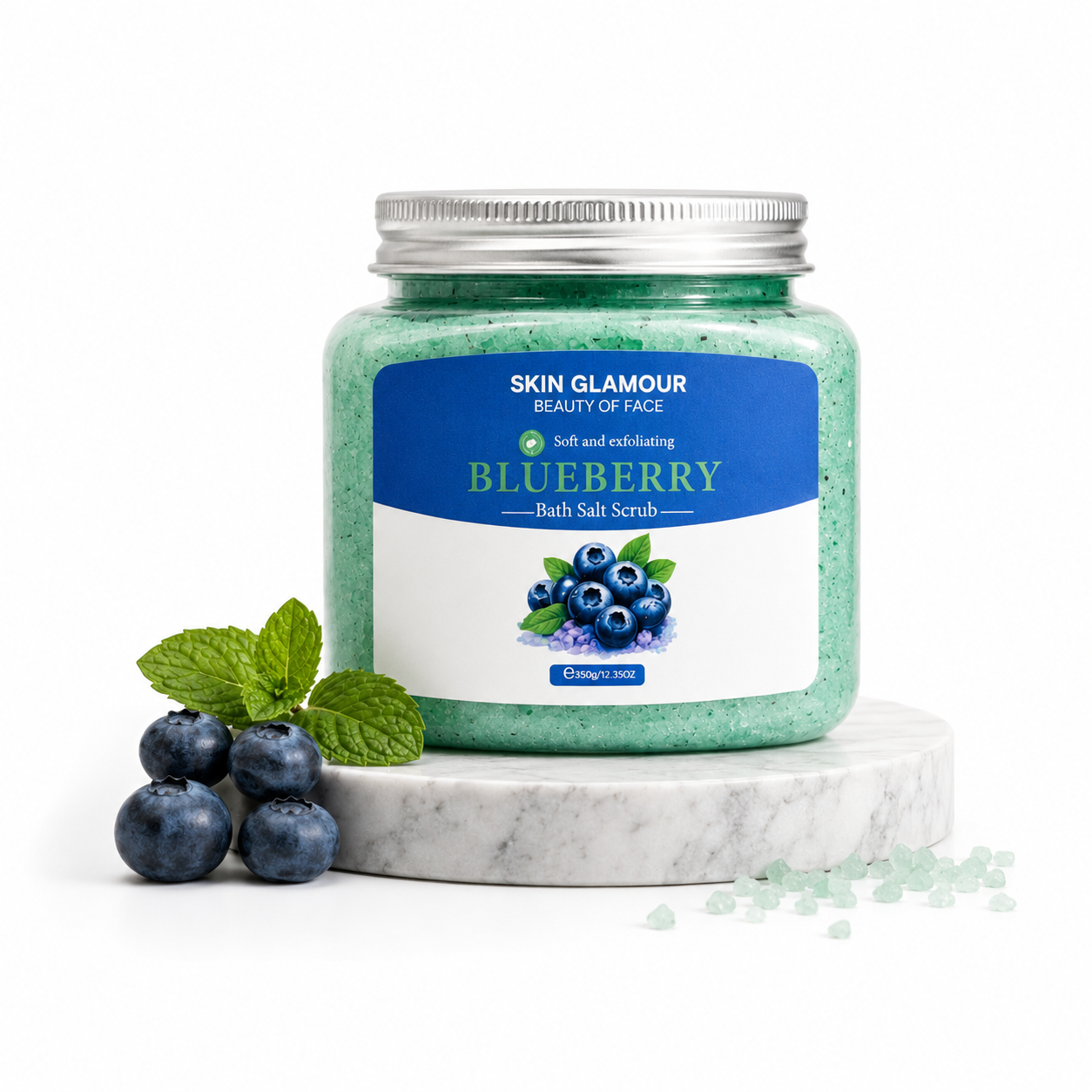 Skin Glamour - Blueberry Bath Salt Scrub