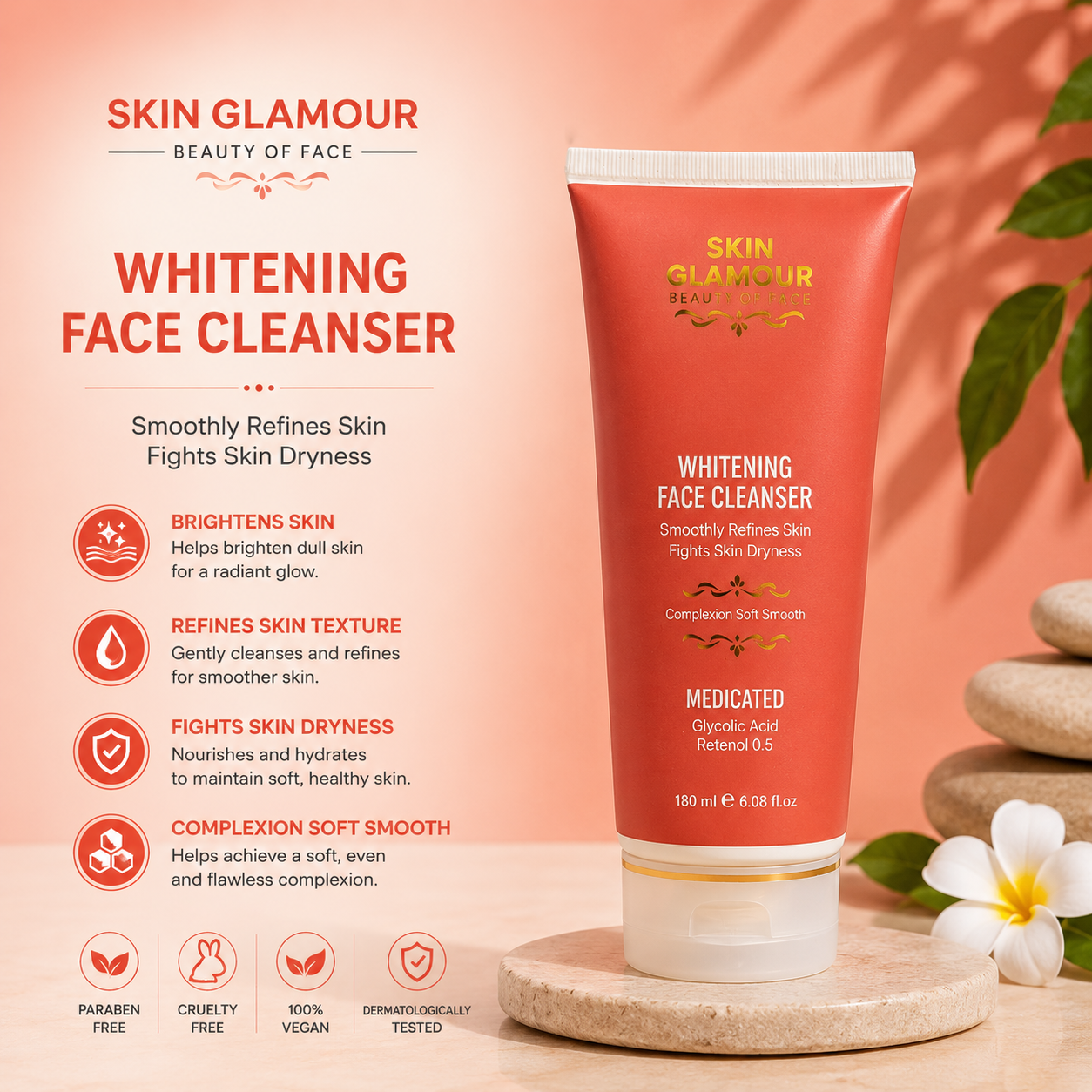 Skin Glamour - Whitening Face Cleanser